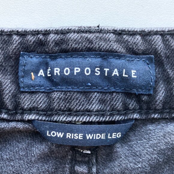 Aeropostale Wide Leg Low Rise Y2K Jeans - Picture 4 of 12